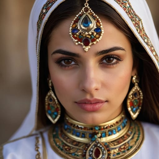 Druze woman from Israel, Lebanon, Syria, Jordan