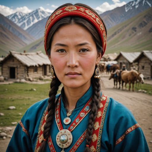 Dungan Kyrgyzstan woman from Kyrgyzstan (Dungan-descended residents)