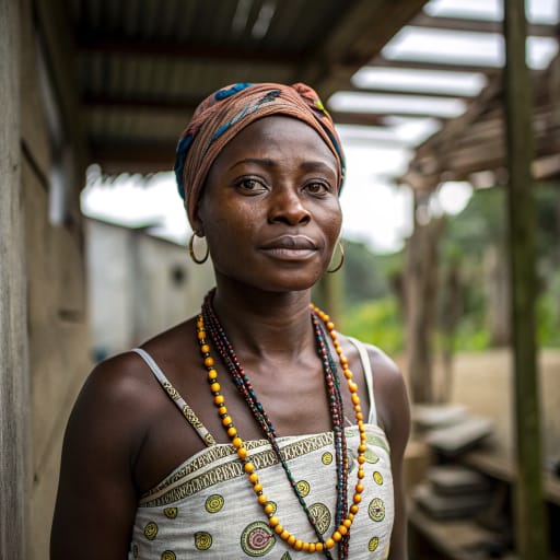 Ekpeye woman from Ahoada East and Ahoada West local government areas, Rivers State, southern Nigeria (upland Niger Delta)