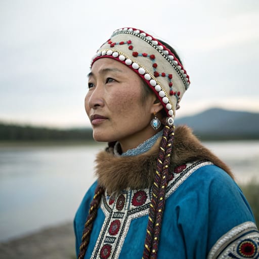 Even people (Lamut) woman from Sakha Republic (Yakutia), Kamchatka, Magadan and Chukotka, Russia — related phenotype reference