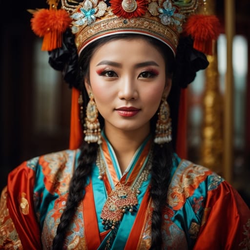 Evenks woman from Russia, China — related phenotype reference