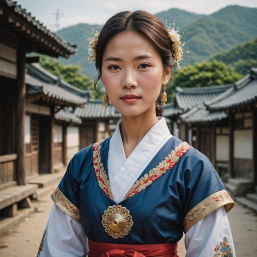 Filipino Korean woman from South Korea (Filipino-descended residents)