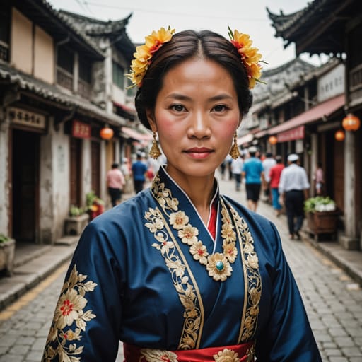 Filipino Macanese woman from Macau (Filipino-descended residents)