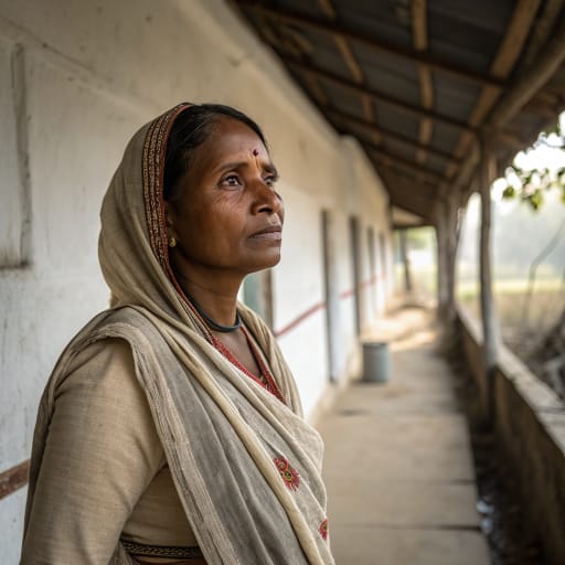 Garha woman from Rural western Uttar Pradesh, India, chiefly the Rohilkhand region, related phenotype reference