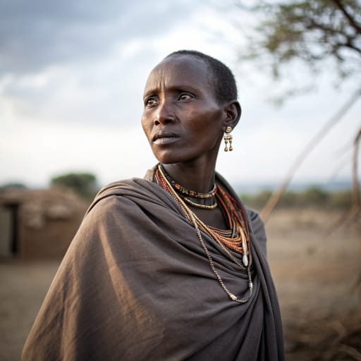Garre woman from Northeastern Kenya (Mandera County), the southern Ethiopian borderlands around Moyale, and southern Somalia (Gedo and Lower Shabelle), related phenotype reference