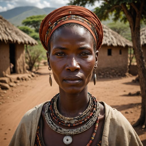 Gorowa woman from Highlands and Rift Valley escarpment around Babati, Babati District, Manyara Region, north central Tanzania