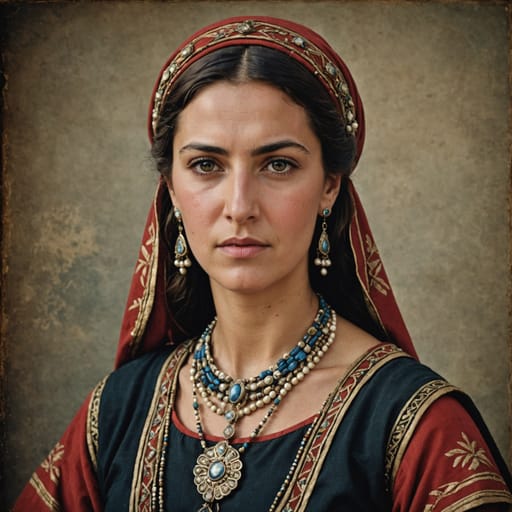 Greek Pomak woman from Greece (Western Thrace)