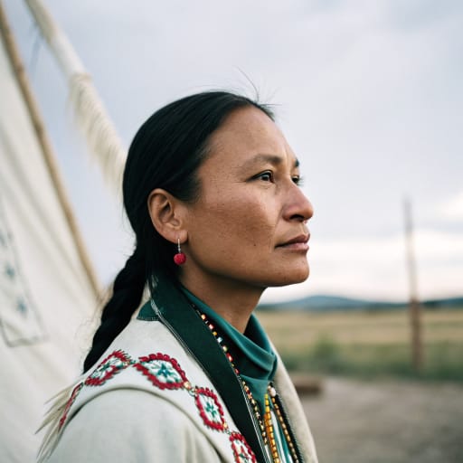 Gros Ventre: Frau, verwandte Phänotyp-Referenz