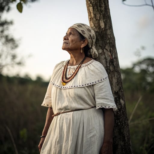 Guaianá woman from Coast and inland plateau of present-day São Paulo state, Brazil; the name was later also applied to peoples of the southern interior toward Paraná, related phenotype reference