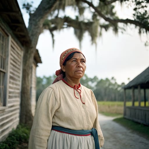 Guale woman from Coast and Sea Islands of present-day Georgia, United States, centered on St. Catherines and Sapelo islands; later refugee missions on Amelia Island, Florida, related phenotype reference