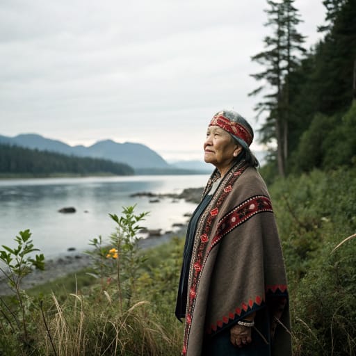 Haisla woman from Kitamaat Village and surrounding territory at the head of Douglas Channel, including Gardner Canal and the Kitlope valley, on the north coast of British Columbia, Canada, related phenotype reference