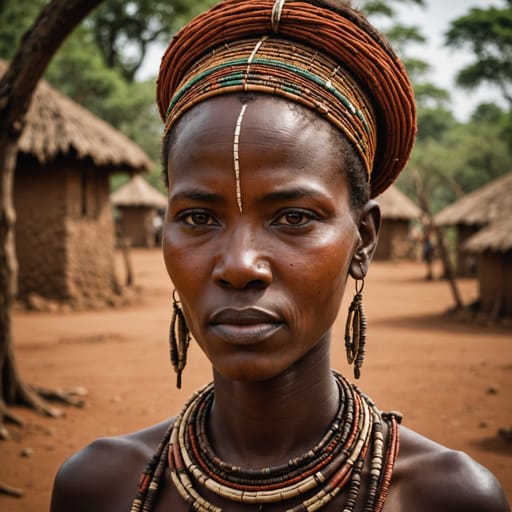 Hamar woman from Hamer woreda, South Omo Zone, southern Ethiopia — related phenotype reference