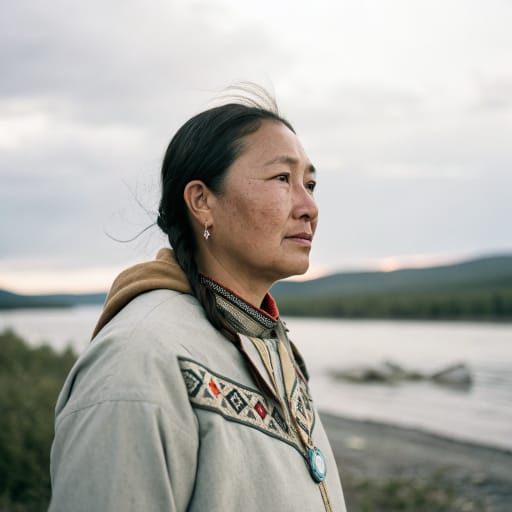 Hän woman from Upper Yukon River valley across the Canada and United States border, centered on Dawson City and Moosehide in Yukon, Canada, and Eagle Village in Alaska, United States, related phenotype reference