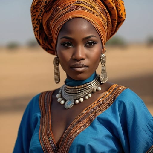 Hausa Nigeria woman from Northern Nigeria, Niger — West Africa