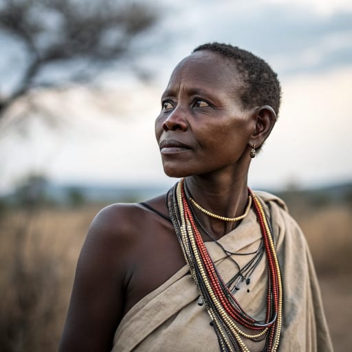 Hehe woman from The Iringa highlands and the Great Ruaha valley of southern Tanzania., related phenotype reference