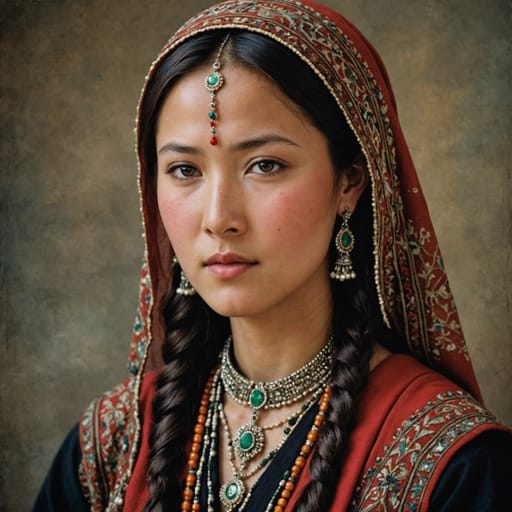 Hindko woman from Pakistan (Hazara, Peshawar) — South Asia