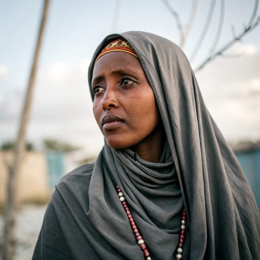 Hiraab : femme, référence phénotypique apparentée