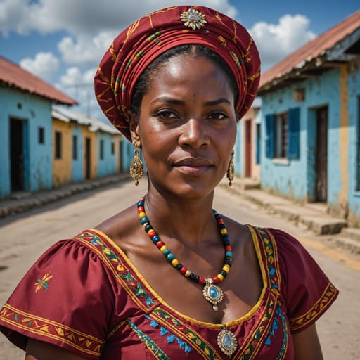 Hispanic Antiguan woman from Antigua and Barbuda — related phenotype reference