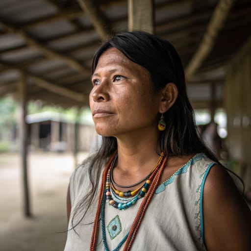 Hitnü woman from The savanna plains of Arauca department in eastern Colombia, mainly in the municipality of Puerto Rondón., related phenotype reference