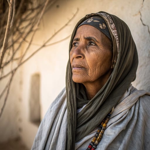 Houara woman from Originally Tripolitania in northwestern Libya; today mainly Upper Egypt (Sohag, Qena, Girga), the Souss plain of Morocco, and northern Sudan, with older branches in Tunisia and Algeria.