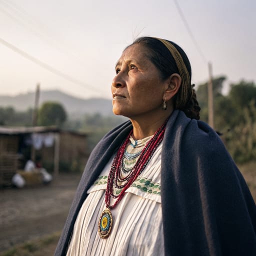 Huichol (Wixárika) woman from Sierra Madre Occidental, Jalisco, Nayarit and Durango, Mexico — Central America