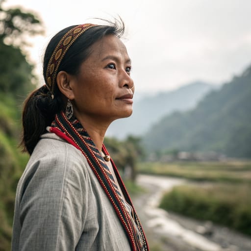 Ifugao woman from Ifugao province and the surrounding Cordillera Central, northern Luzon, Philippines.