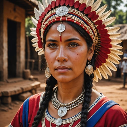 Indigenous Paraguayan woman from Paraguay — related phenotype reference