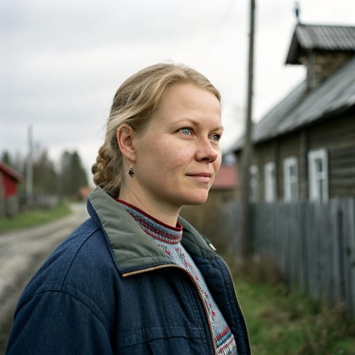 Ingrian Finns woman from Ingria, the historical region around St. Petersburg in today's Leningrad Oblast, Russia; now also widely in Finland, Estonia, Russian Karelia and other parts of Russia., related phenotype reference