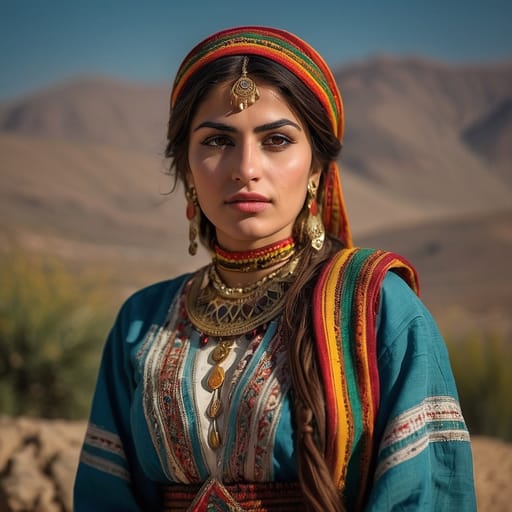 Iraqi Kurd woman from Iraq (Kurdistan Region)