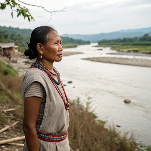 Isneg woman from Apayao province in the Cordillera Administrative Region of northern Luzon, Philippines, mainly along the Apayao River, with smaller communities in neighboring provinces.