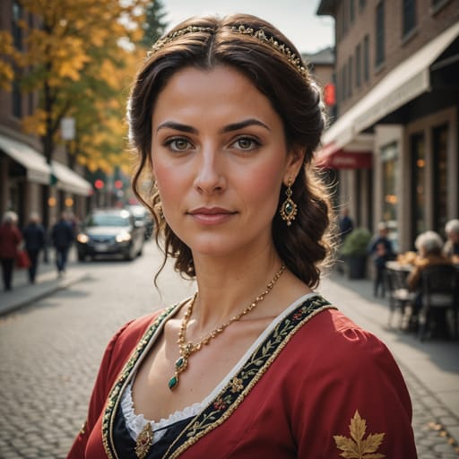 Italian Canadian woman from Canada — related phenotype reference
