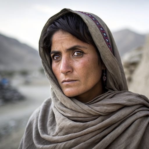 Jadran woman from The mountains where Paktia, Khost and Paktika provinces meet in southeastern Afghanistan (Loya Paktia), related phenotype reference