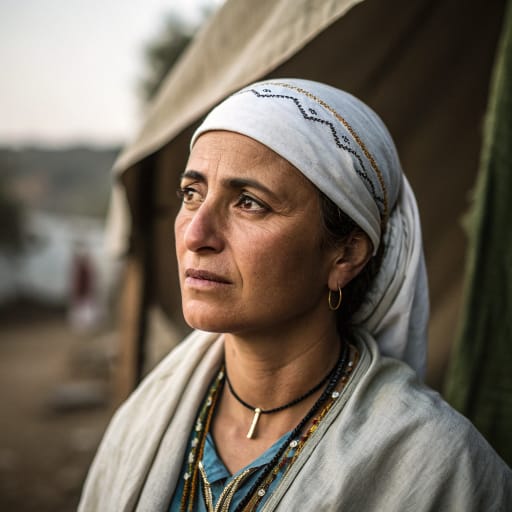 Kabyle woman from Kabylia, the Djurdjura and Babor mountains of northern Algeria east of Algiers (Tizi Ouzou, Béjaïa, Bouira and neighboring provinces); large diaspora in France., related phenotype reference