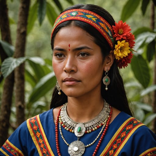 Kakawira woman from El Salvador (Morazán)