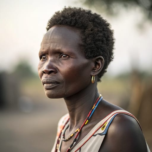 Kakwa woman from The tri-border area of northwestern Uganda (Koboko and Yumbe districts), Central Equatoria in South Sudan (Yei and Morobo), and Aru territory in Ituri, DR Congo., related phenotype reference
