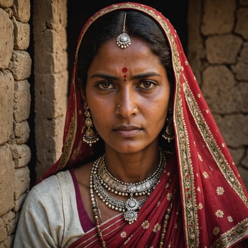 Kalbelia woman from Rajasthan, India, concentrated in the Pali, Ajmer, Chittorgarh and Udaipur districts, with communities in Haryana, Punjab, Gujarat and Madhya Pradesh.