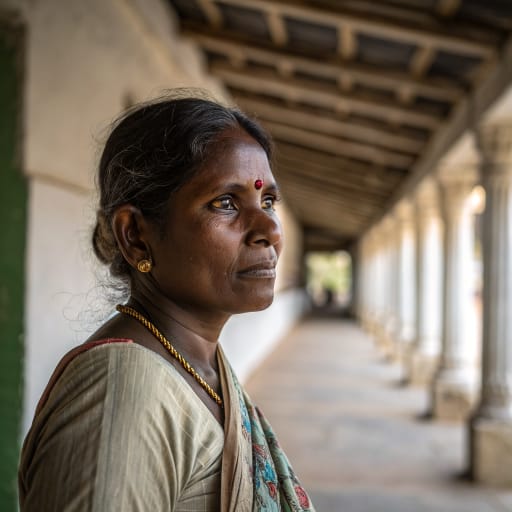 Kallar woman from Central and southern Tamil Nadu, India, especially Madurai, Theni, Dindigul, Sivaganga, Pudukkottai, Thanjavur and Tiruchirappalli districts, related phenotype reference