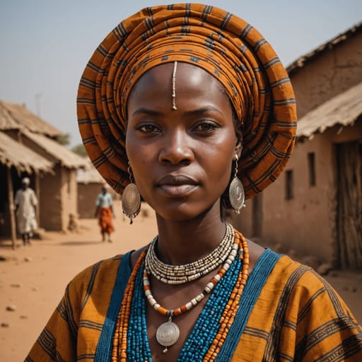 Kanuri Nigeria woman from Northeastern Nigeria, Niger, Chad — West Africa