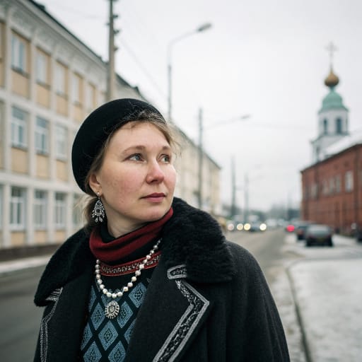 Karelians woman from Karelia, split between the Republic of Karelia in northwestern Russia and eastern Finland, with a Tver Karelian enclave northwest of Moscow