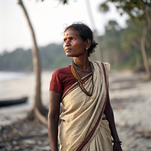 Kari woman from Northern coast of North Andaman Island and Landfall Island, Andaman Islands, India; descendants live mainly on Strait Island and in Port Blair., related phenotype reference