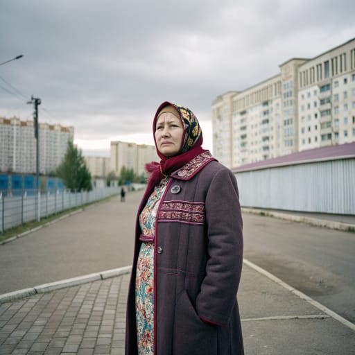 Karyms woman from Transbaikalia, chiefly Zabaykalsky Krai around Chita and Nerchinsk, Russia, related phenotype reference