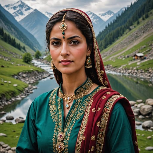 Kashmiri Pakistani woman from Pakistan (Azad Kashmir) — South Asia
