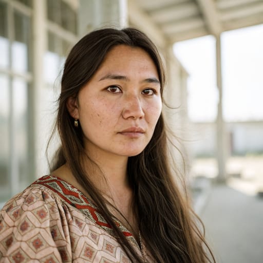 Kazakh woman from Kazakhstan and cross-border diaspora, variant 2