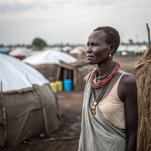Keliko woman from Southwestern Central Equatoria around Yei, South Sudan, and neighboring Aru Territory in Ituri, DR Congo; large refugee communities in northwestern Uganda, related phenotype reference