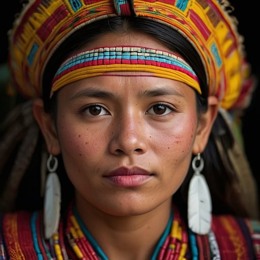 Kiche Maya woman from Guatemala (western highlands) — related phenotype reference