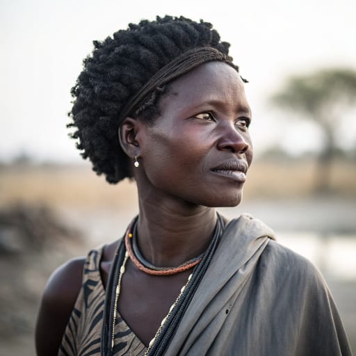 Kim woman from Villages along the middle Logone River around the town of Kim, southwestern Chad, related phenotype reference