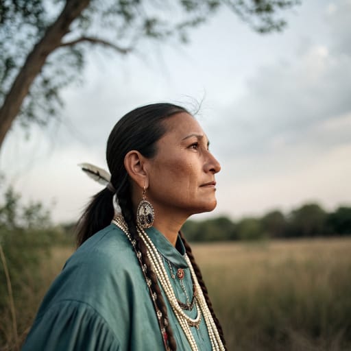 Kiowa: Frau, verwandte Phänotyp-Referenz