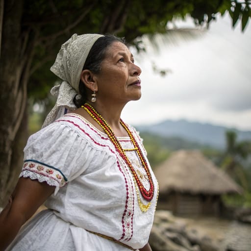 Kogi woman from Sierra Nevada de Santa Marta, northern Colombia — South America