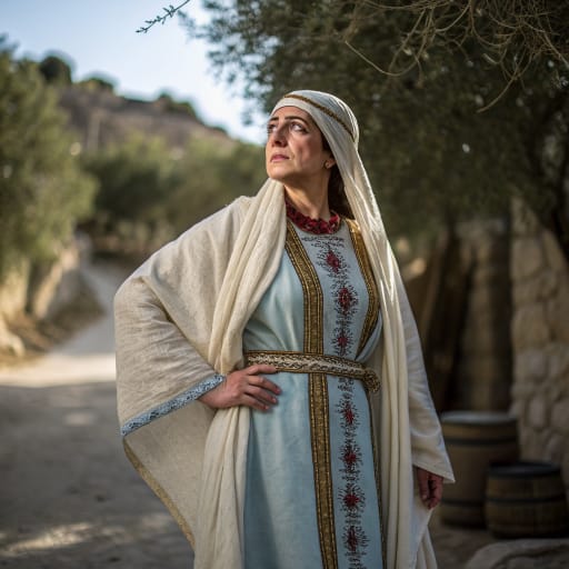 Kohathites woman from Ancient Israel in the southern Levant (modern Israel and the West Bank), with assigned Levitical towns in Judah, Simeon, Benjamin, Ephraim, Dan and Manasseh