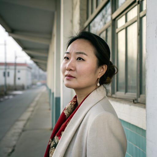 Korean Chinese woman from Northeast China, above all Yanbian Korean Autonomous Prefecture in Jilin, with communities in Heilongjiang and Liaoning and large migrant populations in South Korea and major Chinese cities